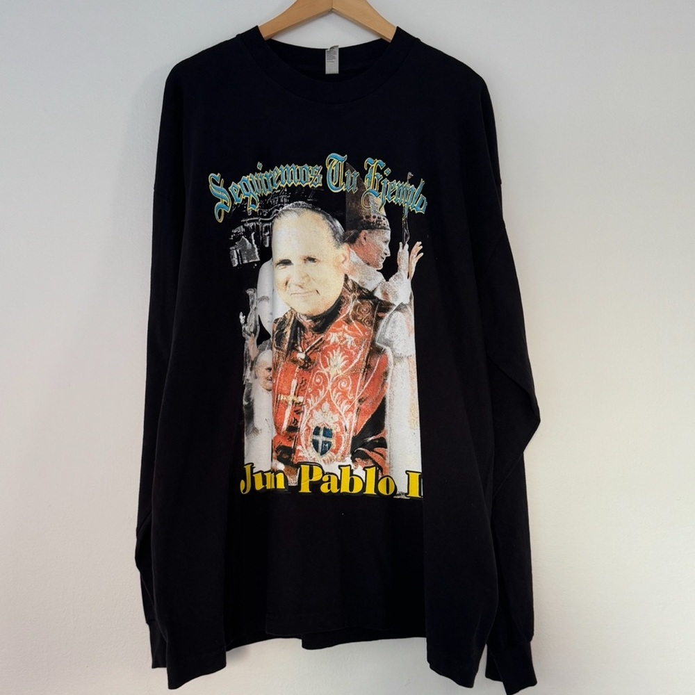 Black Long Sleeve Graphic Tee